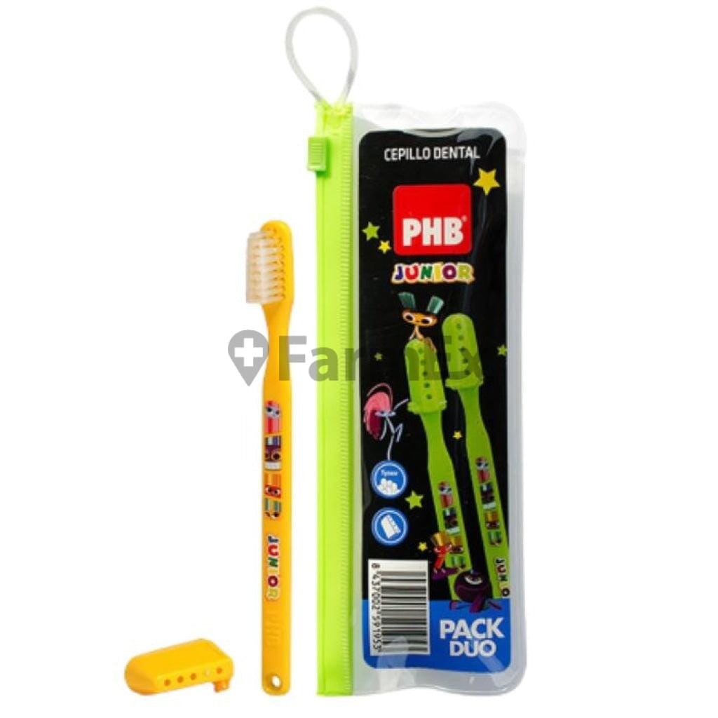 PHB Cepillo dental Junior + estuche x 2 unidades Farmex-Pluxee-Persistente